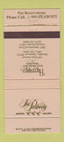 Matchbook Cover - The Peabody Hotel Memphis TN Orlando FL 30 Strike