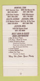 Matchbook Cover - Gridley's BBQ Memphis TN Jackson TS 30 Strike