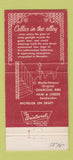Matchbook Cover - Charlie Vergos Rendezvous Memphis TN 30 Strike