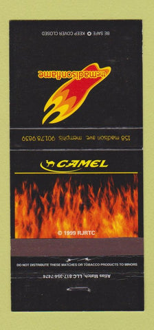 Matchbook Cover - Camel Cigarettes Maidson Flame Memphis TN 30 Strike