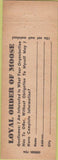 Matchbook Cover - Matchbook Cover Moose Lodge New Castle IN
