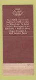 Matchbook Cover - Palms Motor Hotel Portland OR 30 Strike