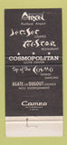 Matchbook Cover - Cosmoplitan Portland OR 30 Strike