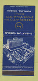 Matchbook Cover - Sheraton Hotels Portland OR WEAR 30 Strike