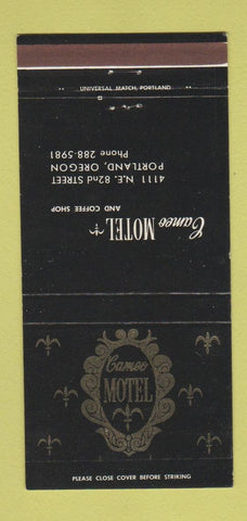 Matchbook Cover - Cameo Motel Portland OR 30 Strike
