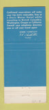 Matchbook Cover - Portland Doric Motor Hotel OR 30 Strike