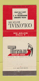 Matchbook Cover - Colonial Motor Inn Binghamton NY 30 Strike