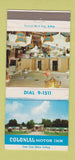 Matchbook Cover - Colonial Motor Inn Binghamton NY 30 Strike