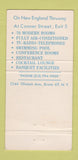 Matchbook Cover - Town and Country Motor Lodge Restaurant Bronx NY  30 Strike