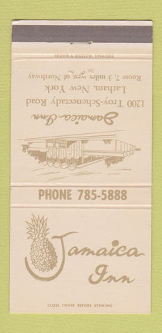 Matchbook Cover - Jamaica Inn Latham NY 30 Strike