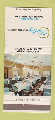 Matchbook Cover - Dudley Motor Hotel Salamanca NY 30 Strike