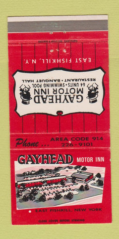 Matchbook Cover - Gayhead Motor Inn East Fishkill NY 30 Strike
