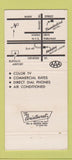 Matchbook Cover - Holiday Motor Lodge Williamsville NY WEAR 30 Strike