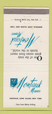 Matchbook Cover - Montauk Manor LI NY 30 Strike