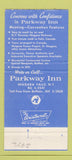 Matchbook Cover - Parkway Inn Niagara Falls NY WEAR 30 Strike