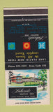 Matchbook Cover - Lakeside Motor Inn Lake Placid NY 30 Strike