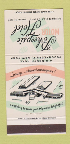 Matchbook Cover - Po'keepsie Motor Hotel Poughkeepsie NY 30 Strike