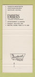 Matchbook Cover - White Plains Hotel White Plains NY 30 Strike