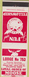 Matchbook Cover - Matchbook Cover Moose Lodge Atlantic IA