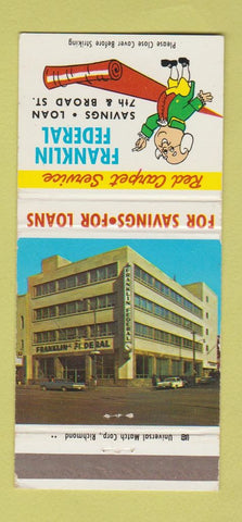 Matchbook Cover - Franklin Federal Savings 30 Strike
