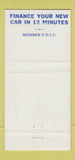 Matchbook Cover - Lee County Bank Fort Myers FL WEAR 30 Strike