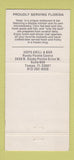 Matchbook Cover - Hops Grill Bar Tampa FL 30 Strike