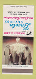 Matchbook Cover - Lincoln Savings Los Angeles CA 30 Strike