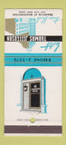 Matchbook Cover - Hotel Thomas Jefferson Tampa FL 30 Strike