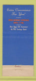 Matchbook Cover - Franklin Savings Bank New York City 21 Strike Feature