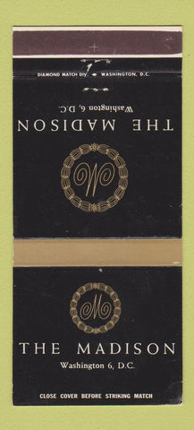 Matchbook Cover - Madison Hotel Washington DC 30 Strike