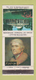 Matchbook Cover - Monticello Thomas Jefferson WEAR 30 Strike