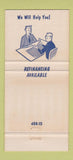 Matchbook Cover - Franklin Federal Savings St Petersburg FL 30 Strike