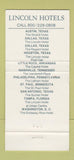 Matchbook Cover - Harbour Island Hotel Tampa FL 30 Strike