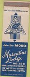 Matchbook Cover - Matchbook Cover Moose Lodge Muscatine IA