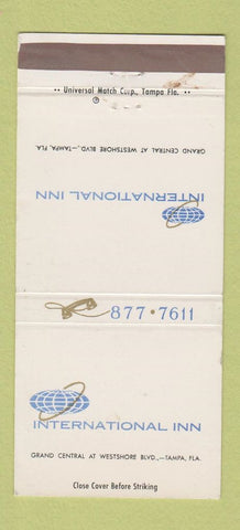 Matchbook Cover - International Inn Tampa FL WEAR #1 30 Strike