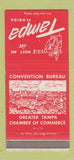Matchbook Cover - Convention Bureau Tampa FL 30 Strike