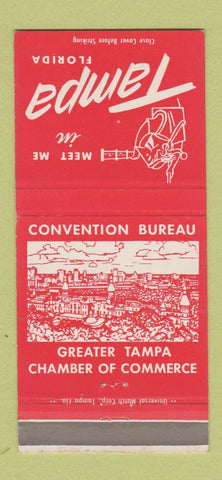 Matchbook Cover - Convention Bureau Tampa FL 30 Strike