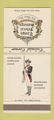 Matchbook Cover - Tampa Federal Savings FL 30 Strike