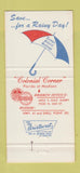 Matchbook Cover - Tampa Federal Savings FL 30 Strike