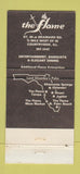 Matchbook Cover - The Flame Palm Beach Tampa FL Countryside IL 30 Strike