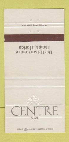 Matchbook Cover - Centre Club Tampa FL 30 Strike