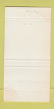 Matchbook Cover - Centre Club Tampa FL 30 Strike