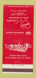 Matchbook Cover - Heart of Columbia Motel Columbia SC 30 Strike