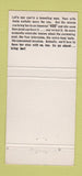 Matchbook Cover - Imperial 400 Motel Greenville SC WEAR 30 Strike