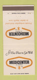 Matchbook Cover - Medicenter of America Tampa FL clinic? Medical 30 Strike