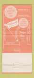 Matchbook Cover - Colonnade Restaurant Tampa FL 30 Strike
