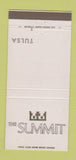 Matchbook Cover - The Summit Tulsa OK 30 Strike