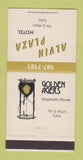 Matchbook Cover - Alvin Plaza Hotel Tulsa OK 30 Strike