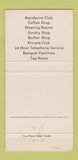 Matchbook Cover - Alvin Plaza Hotel Tulsa OK 30 Strike