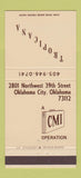 Matchbook Cover - Tropicana Oklahoma City OK 30 Strike